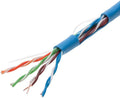 Black Solid 24AWG Cat5e Bulk Network Cable UTP J625398