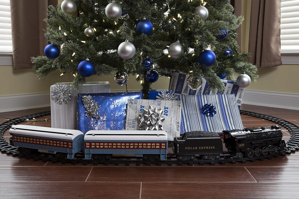 Black Battery-Powered Model Train Set with Remote M694036