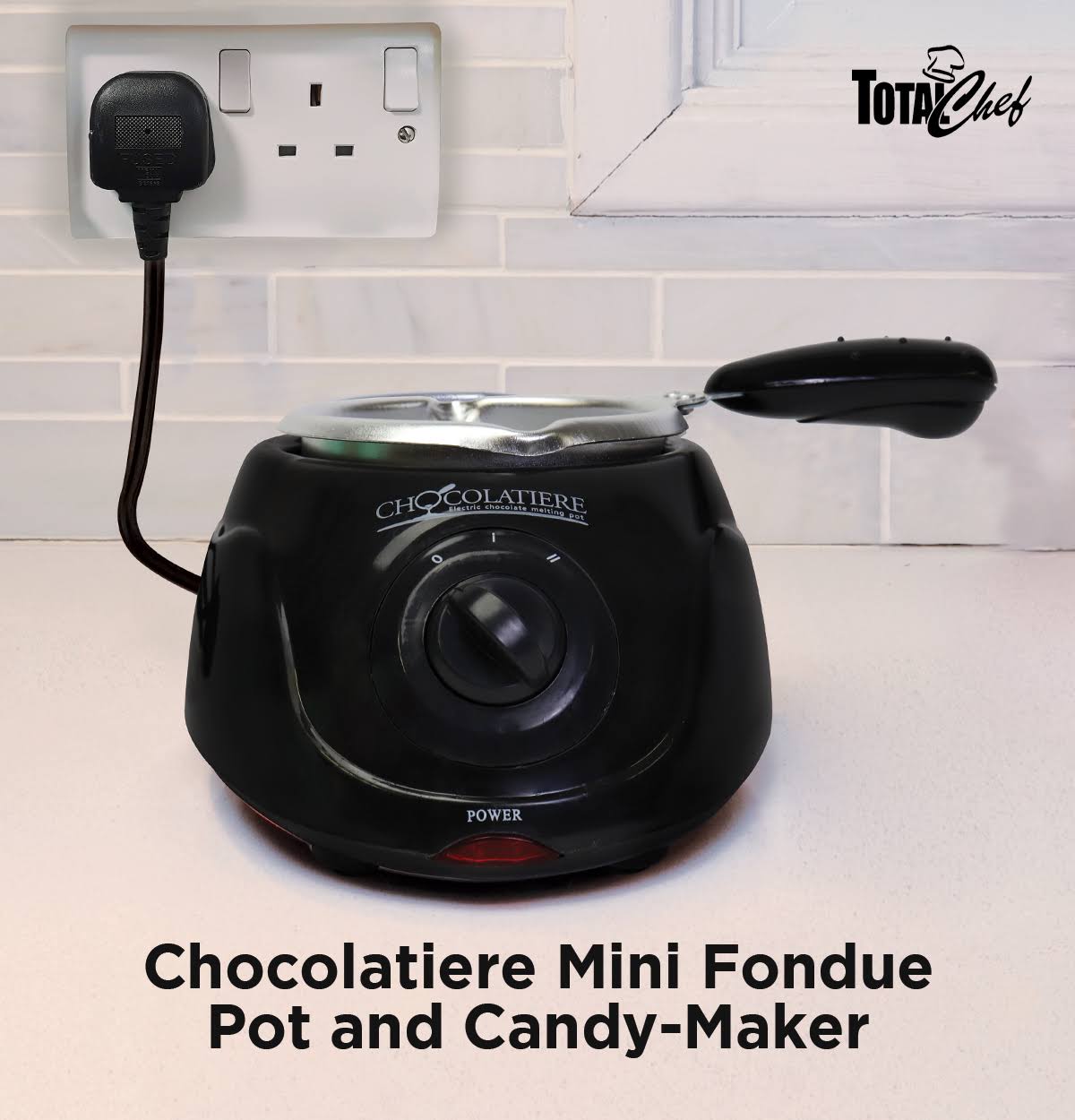 Black Chocolatiere Mini Fondue Pot and Candy-Maker D855