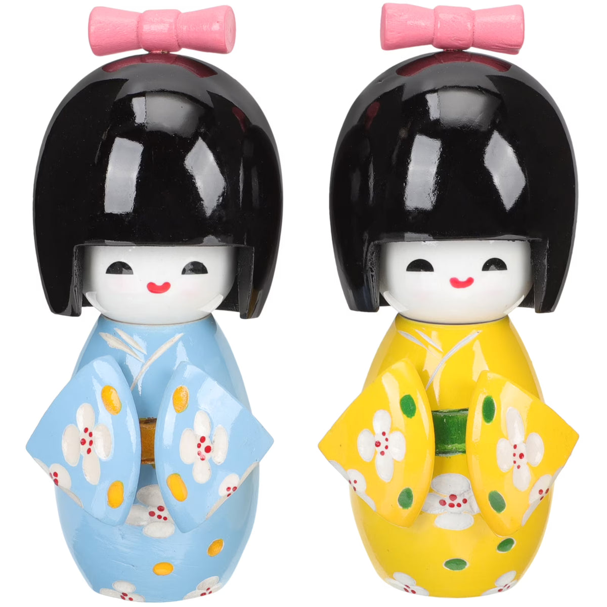 2 Pcs Antique Dolls Statue Decor L205390