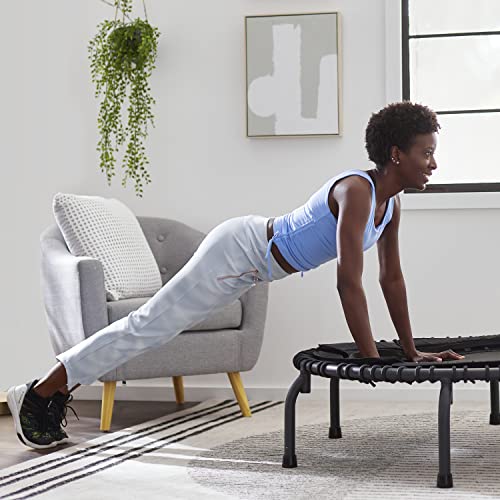 44 Inch Folding Fitness Trampoline with Arched Legs H3997
