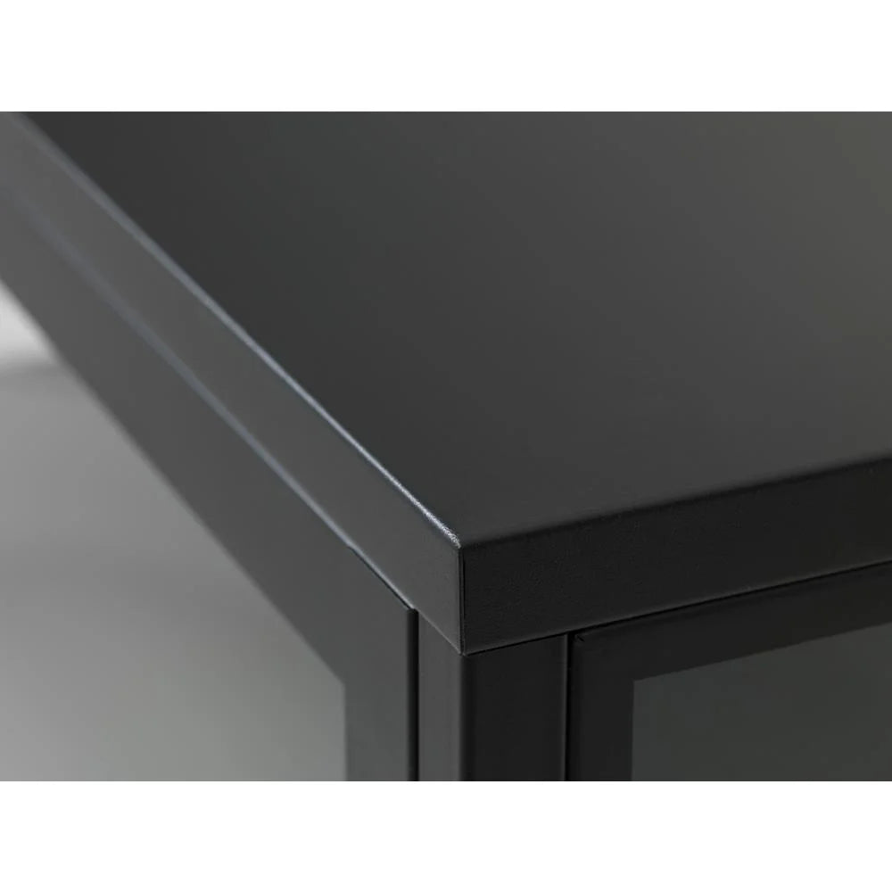 Metal & Glass 75" Cabinet A388