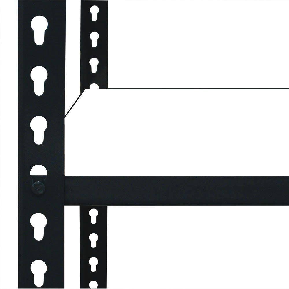 5 Shelves White Laminated Board Boltless Office Shelving I70944