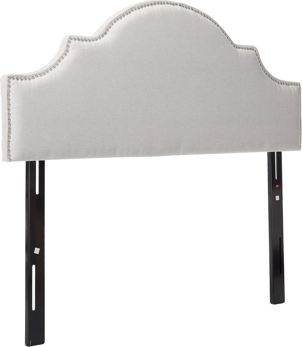 Light Grey Upholstered Headboard Z16987