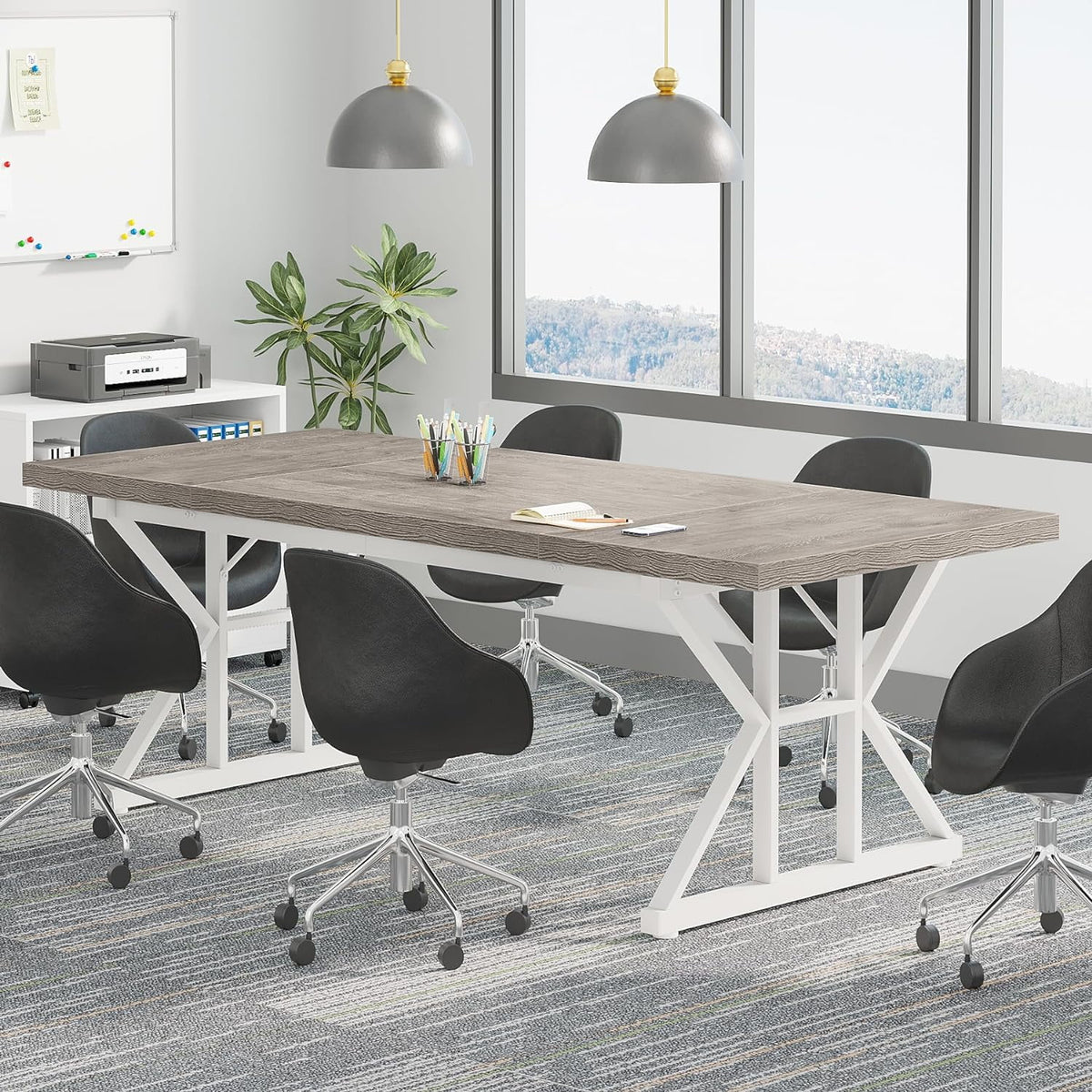 6FT Rectangle Wood Conference Table L3405