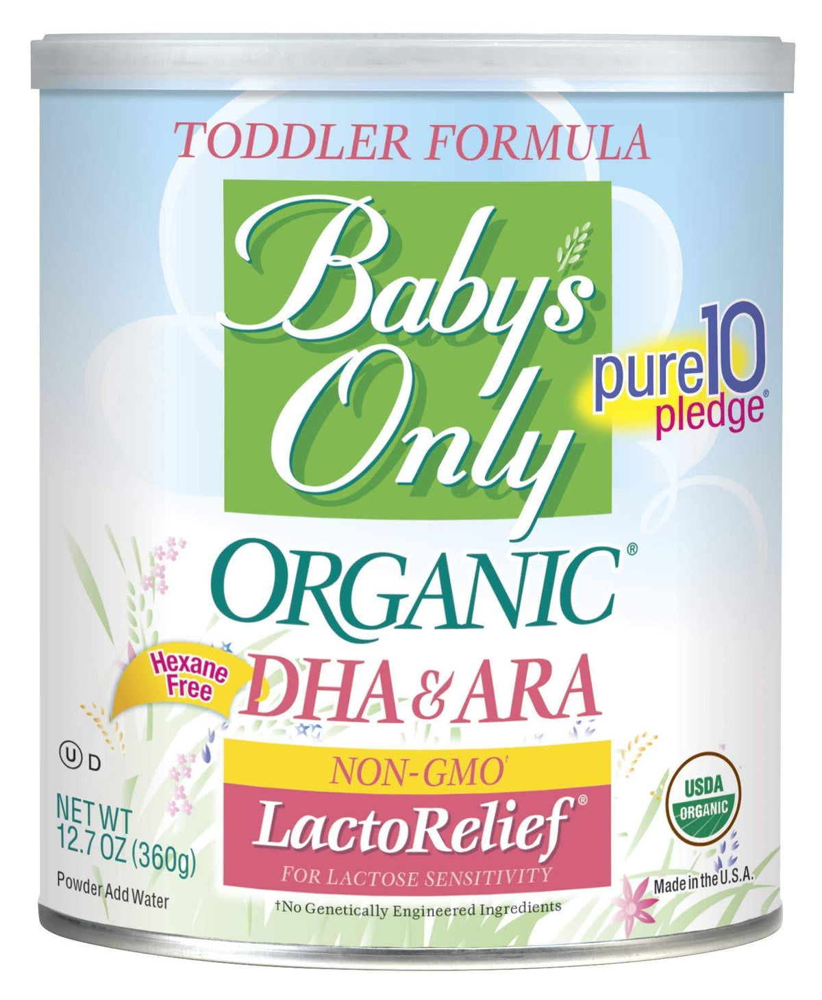 12.7oz 6 Pack Organic Toddler Formula P390