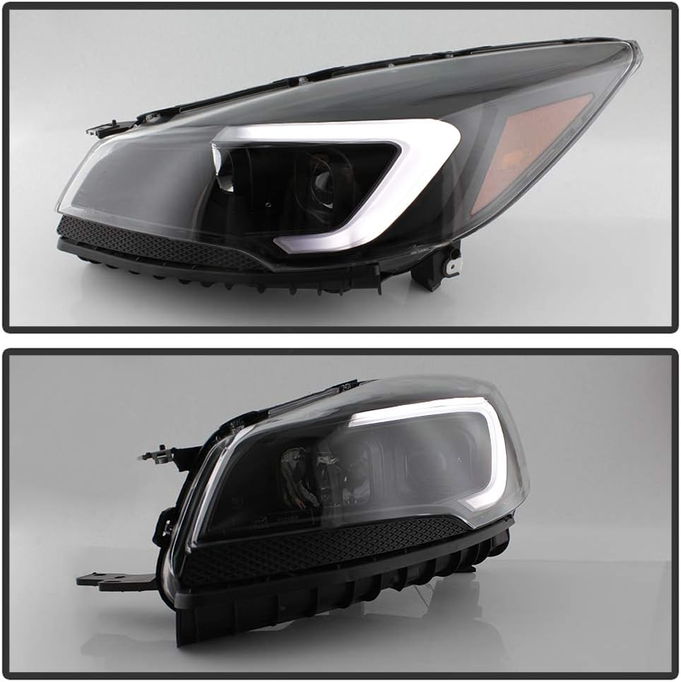 Black Projector Headlights Headlamps B29049