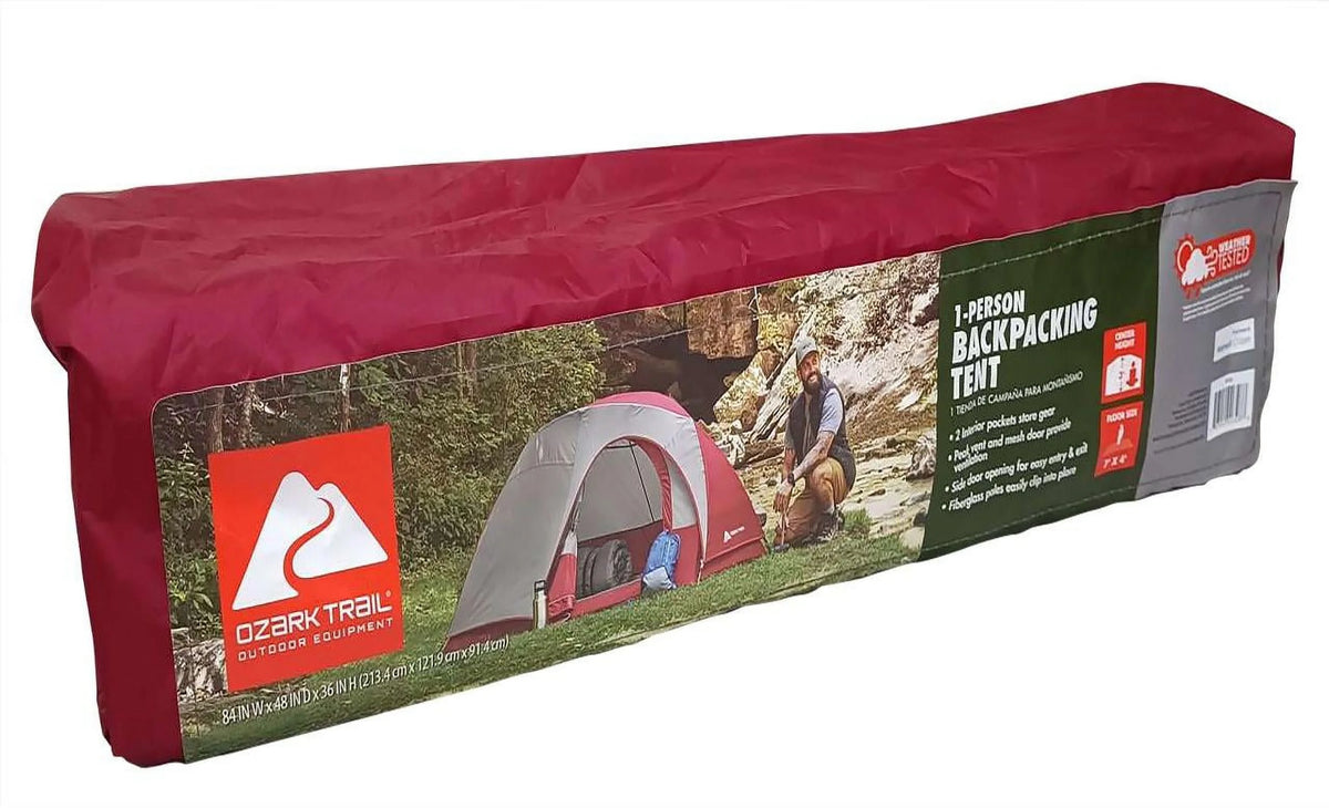 1-Person Backpacking Tent with Large Door U3388