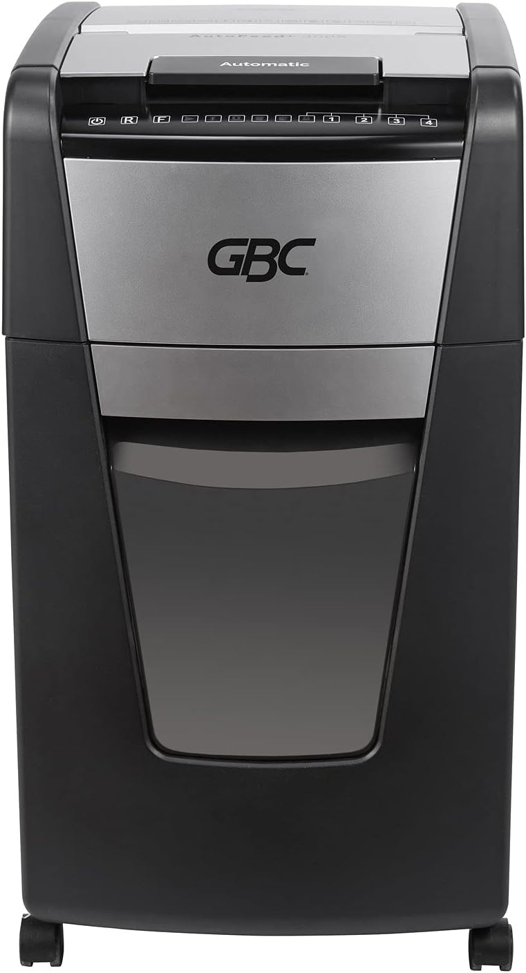Auto Feed 300 Sheet Capacity Micro-Cut Paper Shredder A480921