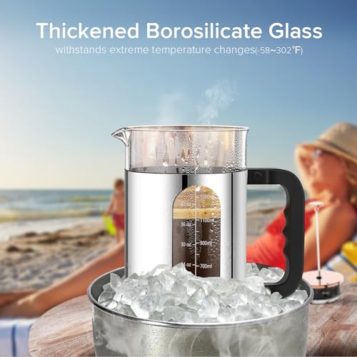 21 Ounce Stainless Steel French Press F49398
