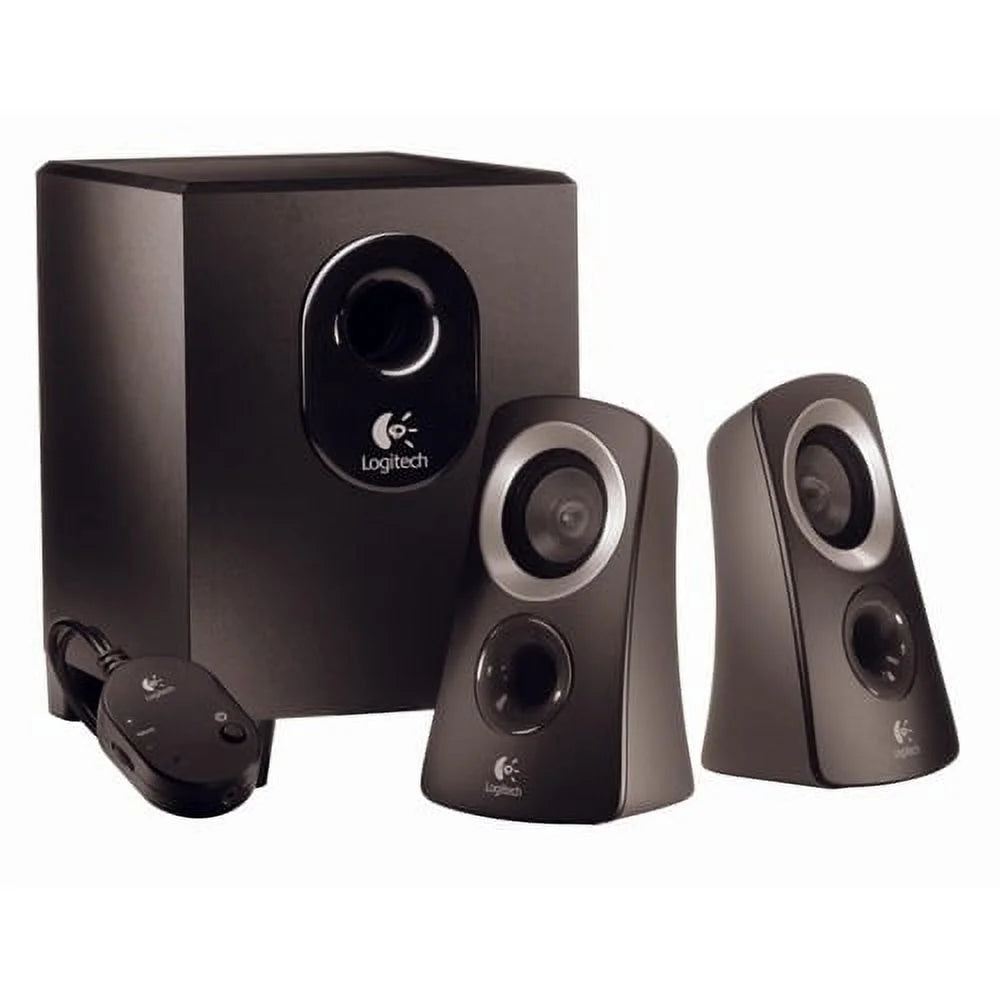 2.1 Multimedia Speaker System with Subwoofer Black I64504