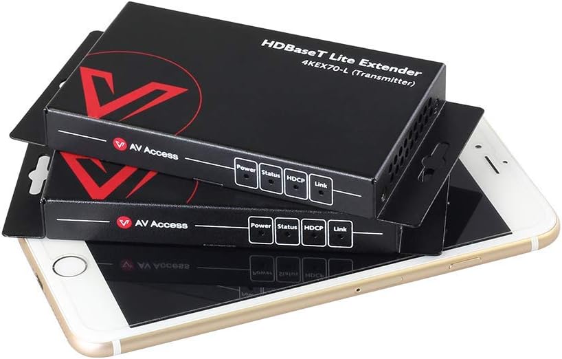 HDBaseT HDMI Extender Over Single Cat5e/6a/Cat7 Ethernet, 4K@60Hz 130ft, PoE IR RS232 HDCP2.2 HDR CEC EDID D427