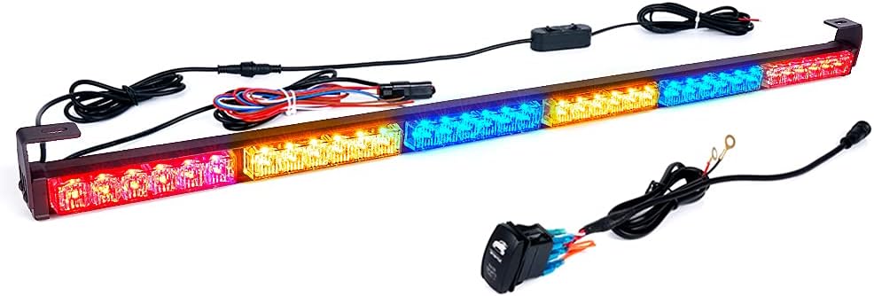 36 Rear LED Chase Light Bars with Strobe Brake Reverse Turn Signal Light A4065