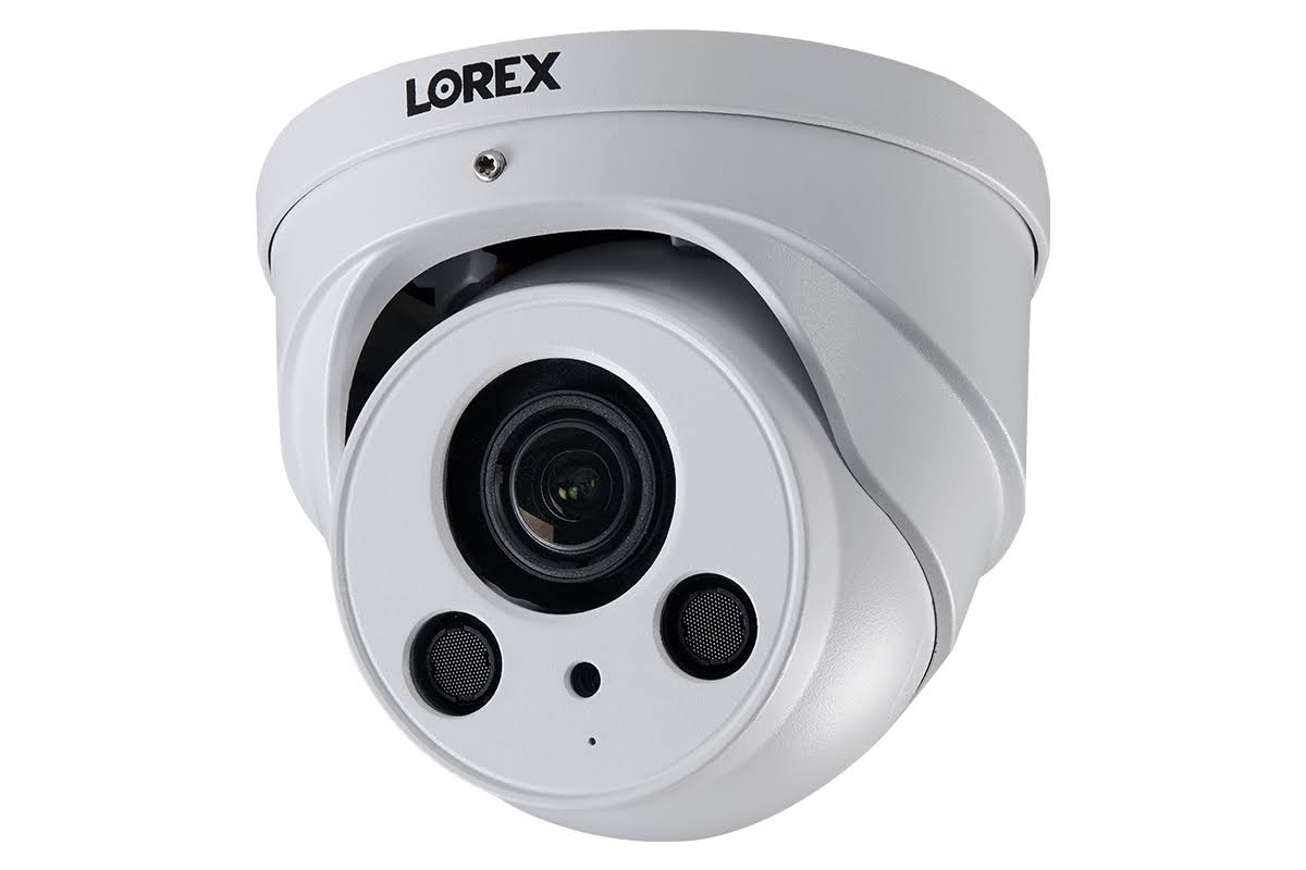 4K Motorized Zoom Lens IP Audio Dome Security Camera White 4-Pack G18792