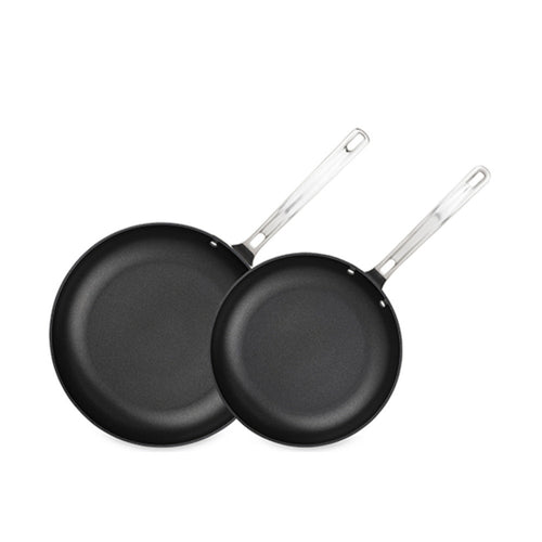 10-Inch and 12-Inch Hard Anodized Nonstick Fry Pan Set V38954
