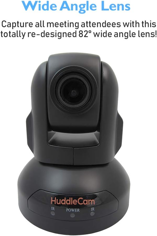 Black USB Conference Camera with PTZ Control X477