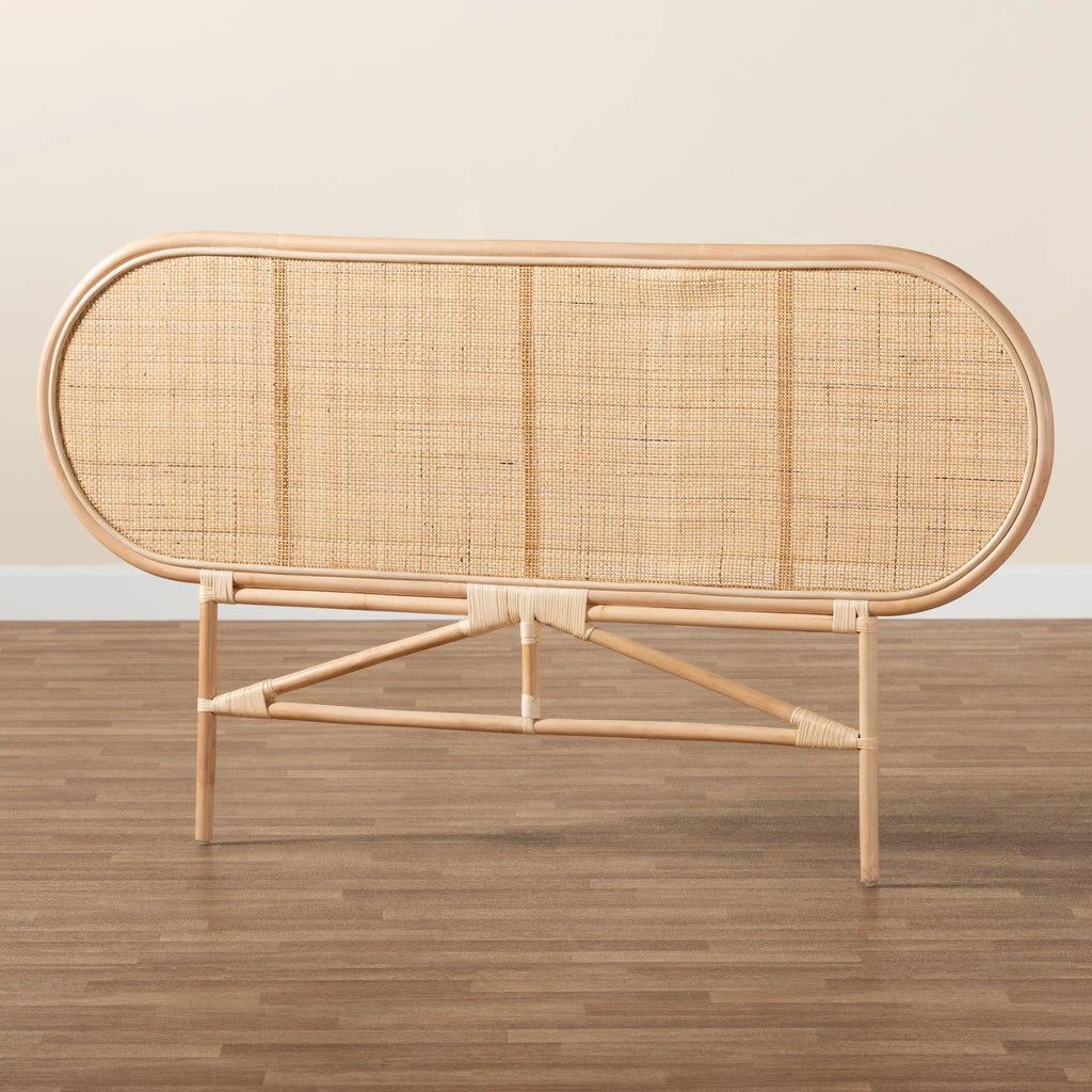 Natural Brown Rattan Queen Size Headboard E2018
