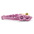 Velvet Adjustable Purple Kitten Collar I548