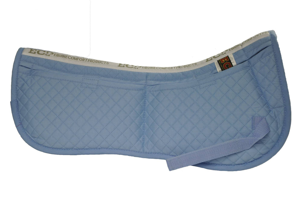 Light Blue Correction Half Saddle Pad C29183