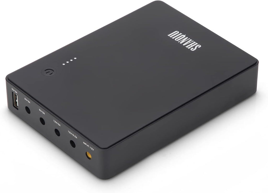 Mini UPS Battery Backup Uninterruptible Power Supply with 10000mAh Power Bank L966178