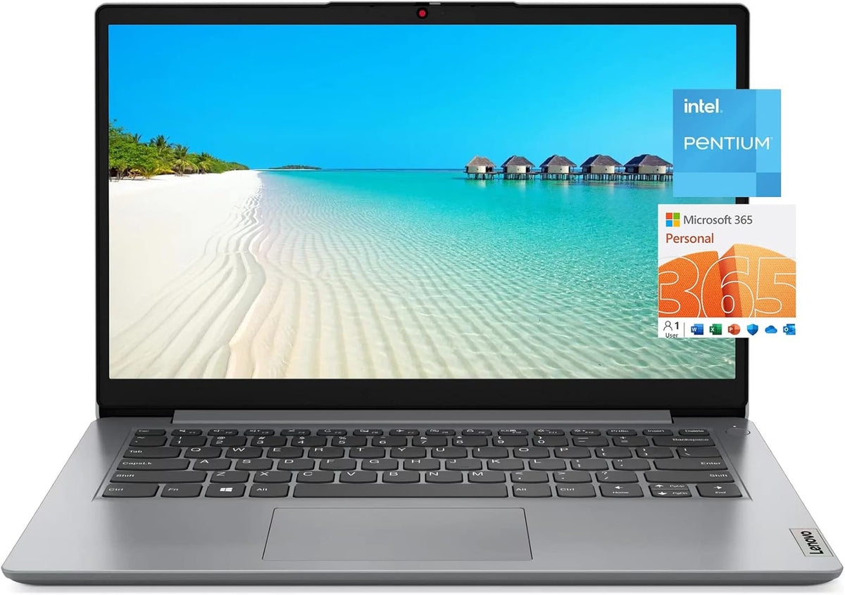 14" HD Ultra-Light Laptop, Intel Pentium N5030 4-Core, 4GB RAM, 256GB Storage, Win11 S F742