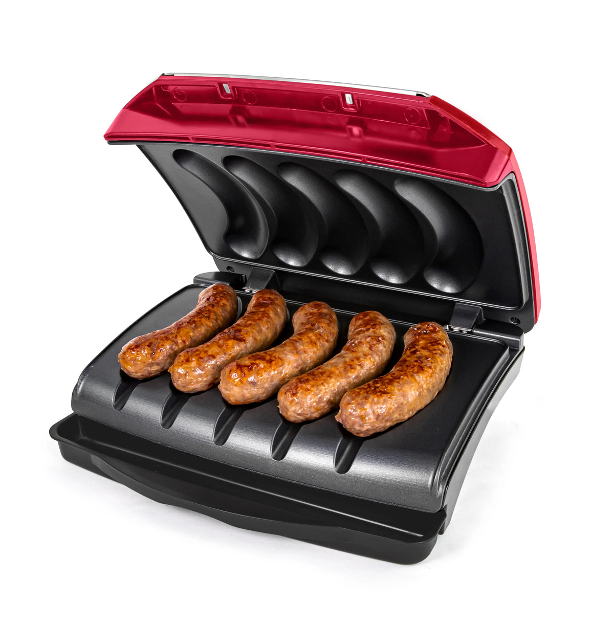 5 Link Electric Sausage and Brat Grill with Oil Drip Tray W33332