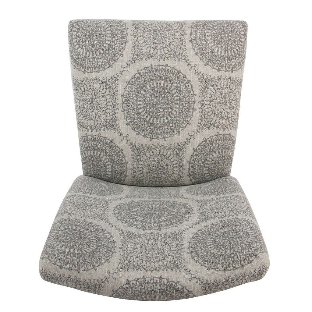 Gray Medallion Parsons Dining Chair (Set of 2) Y8341