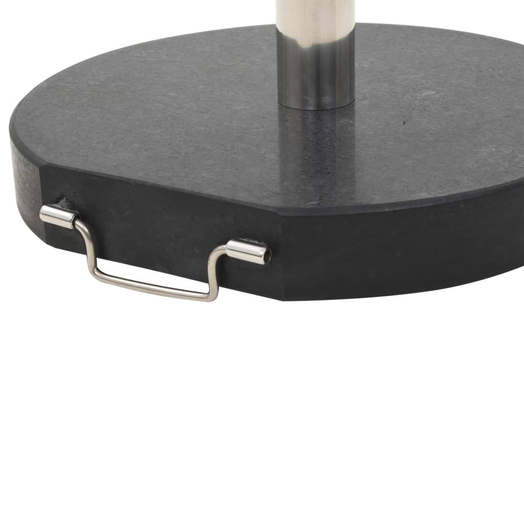 Granite Parasol Base 66.1 lb Square Black L1778