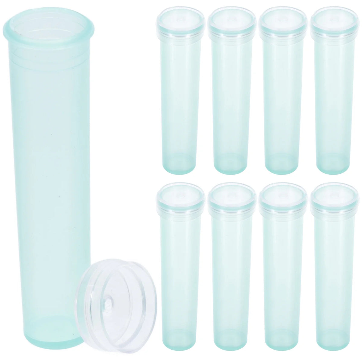 100 Pcs Light Green Plastic Water Tubes for Flowers J6824