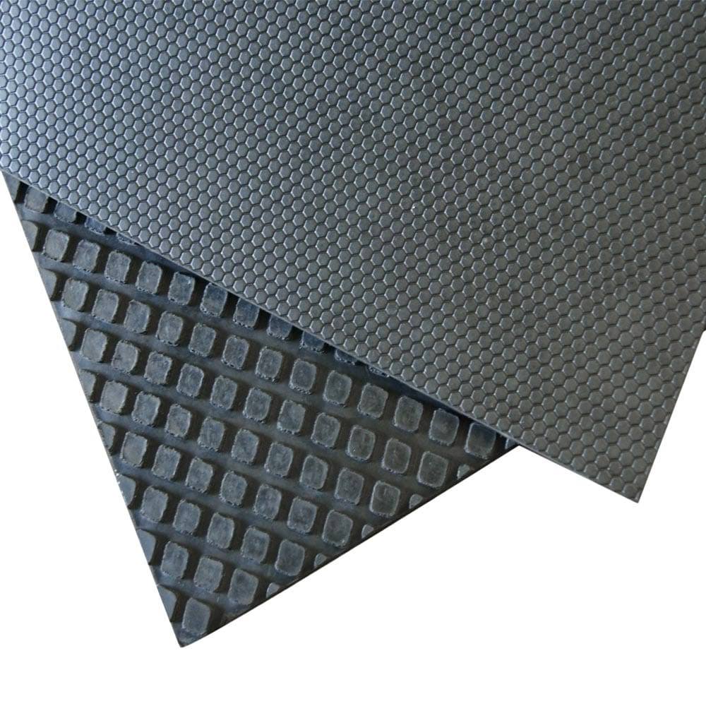 Black Heavy Duty Rubber Floor Protection Mat U195743
