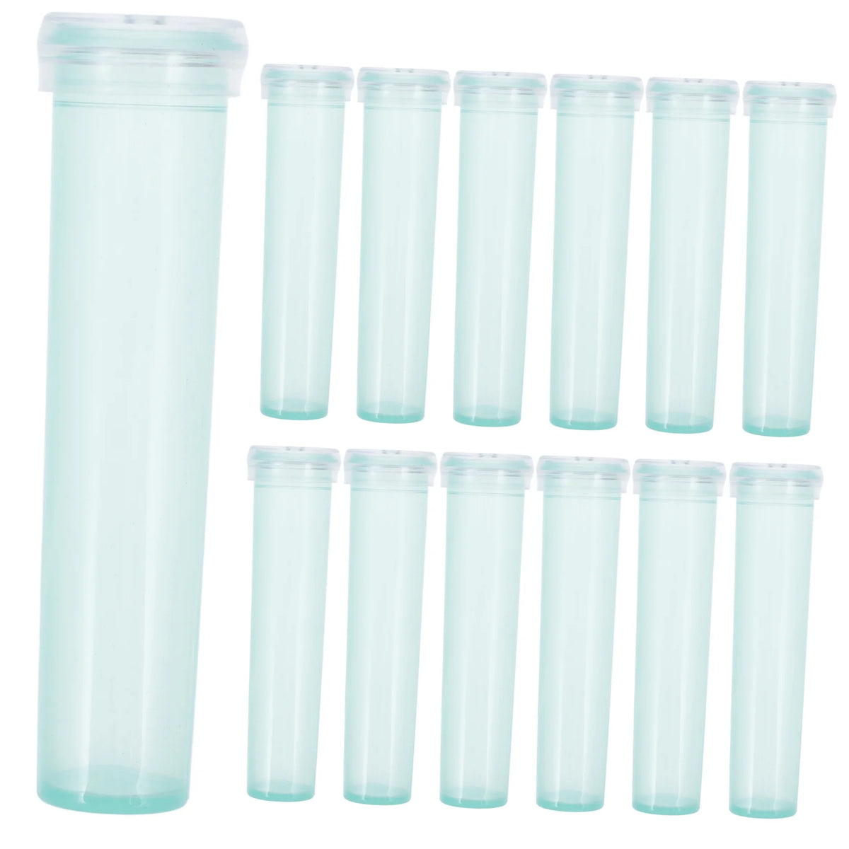 100 Pcs Light Green Plastic Water Tubes for Flowers J6824