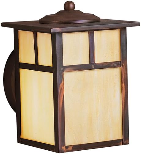 Solid Brass Outdoor Wall Sconce Lighting, 100 Total Watts, 11.5 Height E248