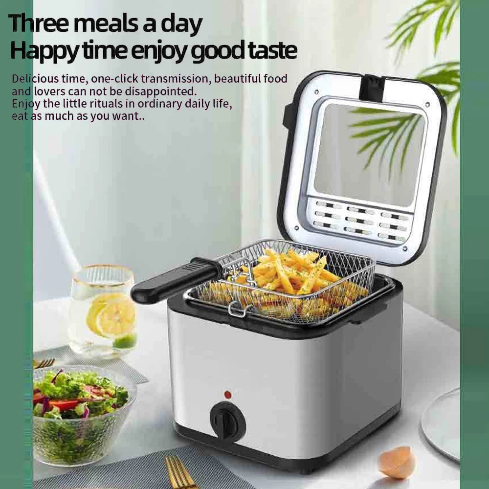 2.5L 1000W Stainless Steel Electric Fryer Y705267
