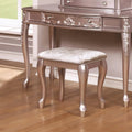 Metallic Lilac Vanity Stool M411
