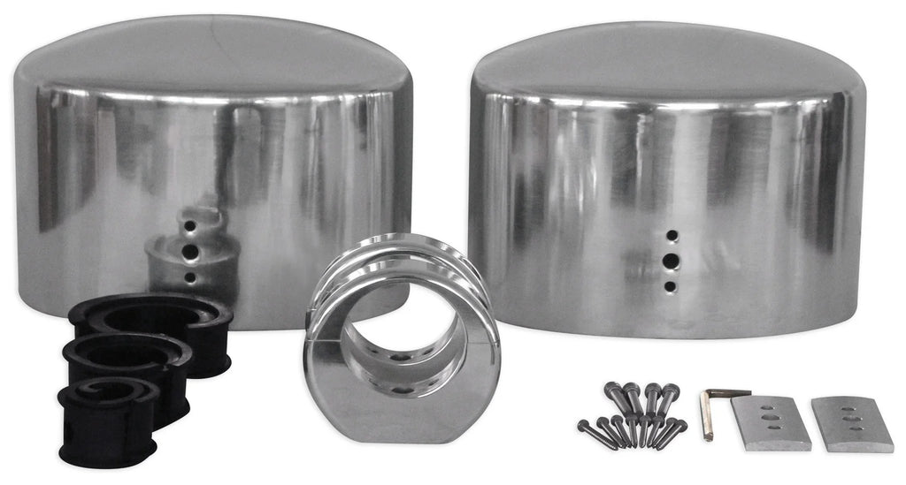 Polished Silver Aluminum Wakeboard Tower Speaker Enclosures T135572