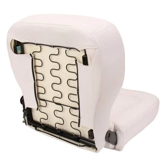 Beige Vinyl Bucket Seat D396970
