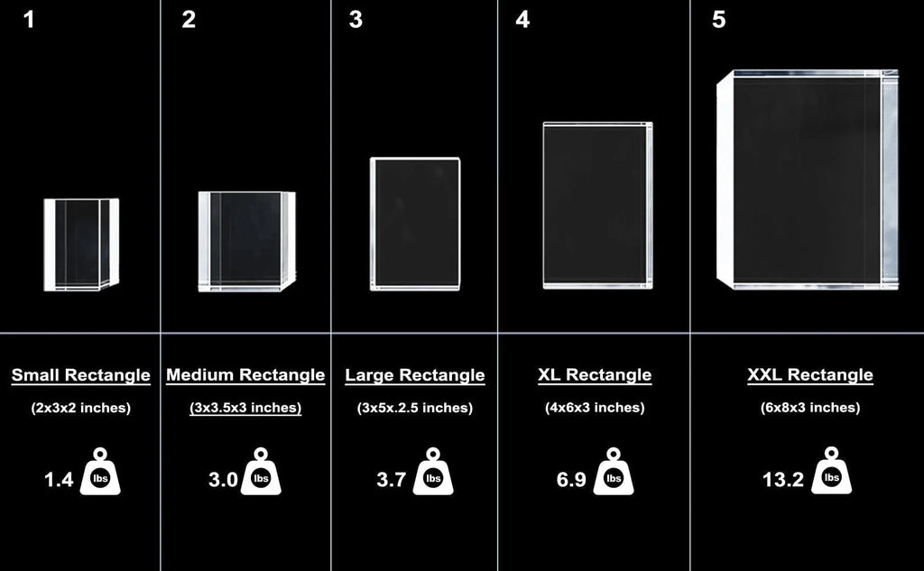 3D Engraved Crystal Tribute A517911
