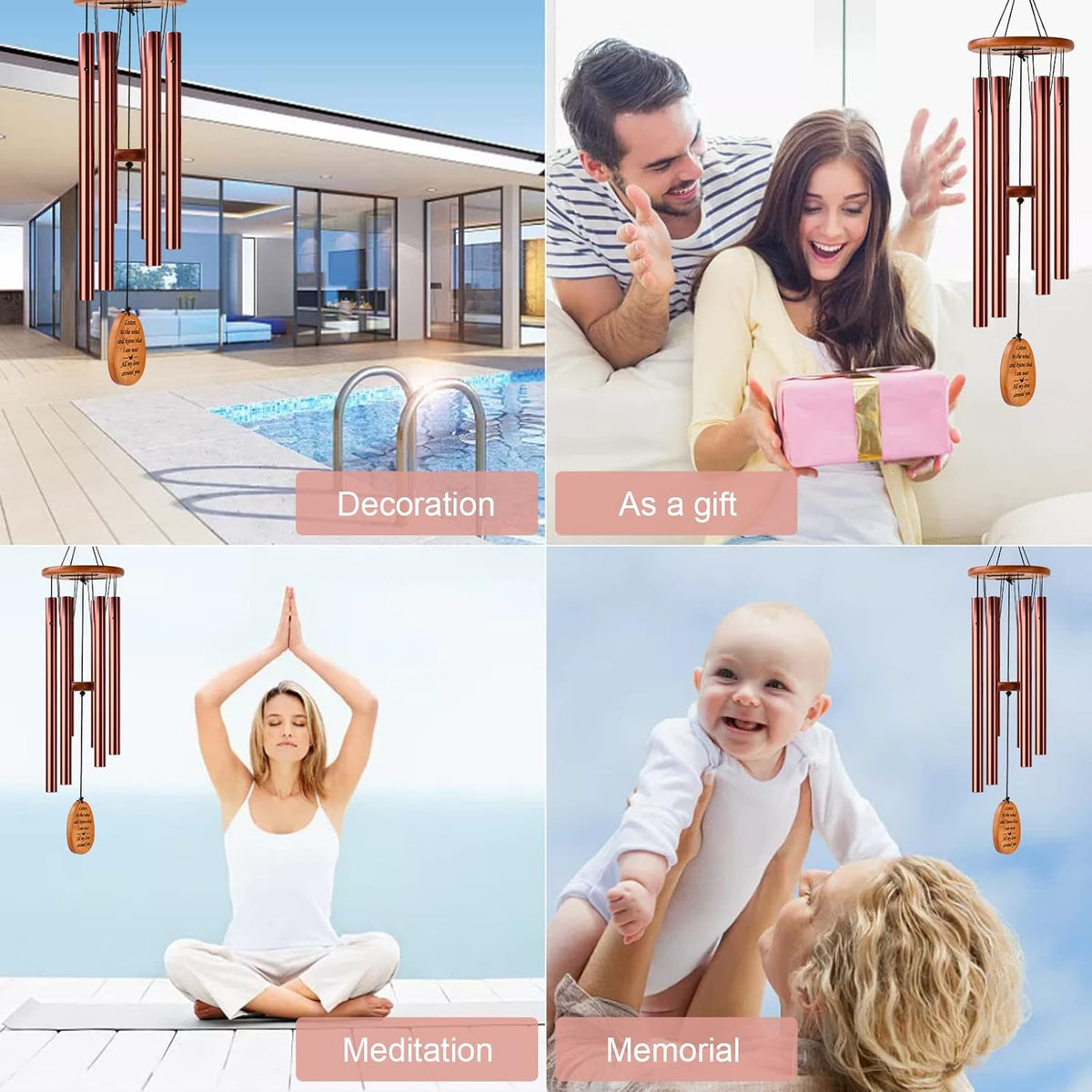 Sympathy Wind Chimes W7570