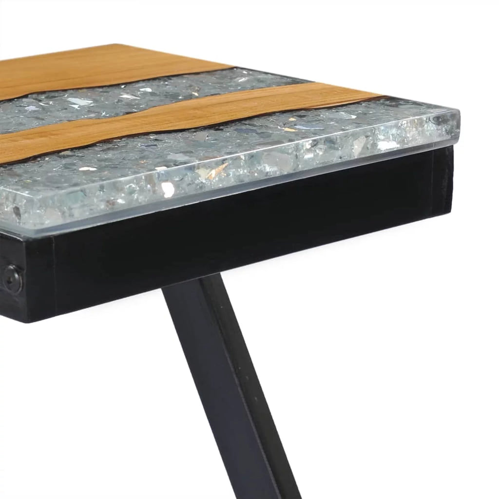Teak Wood and Polyresin Coffee Table R2908