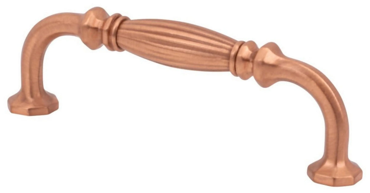 Solid Brass 3-3/4" Center To Center Ribbed O49921
