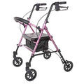 Pink Aluminum Rolling Walker J909608