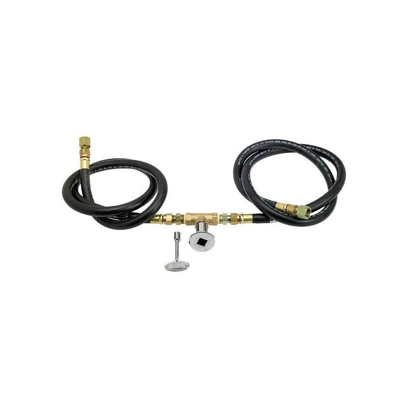 30x22 Square Flat Pan with Spark Ignition Kit Natural GAS W228434