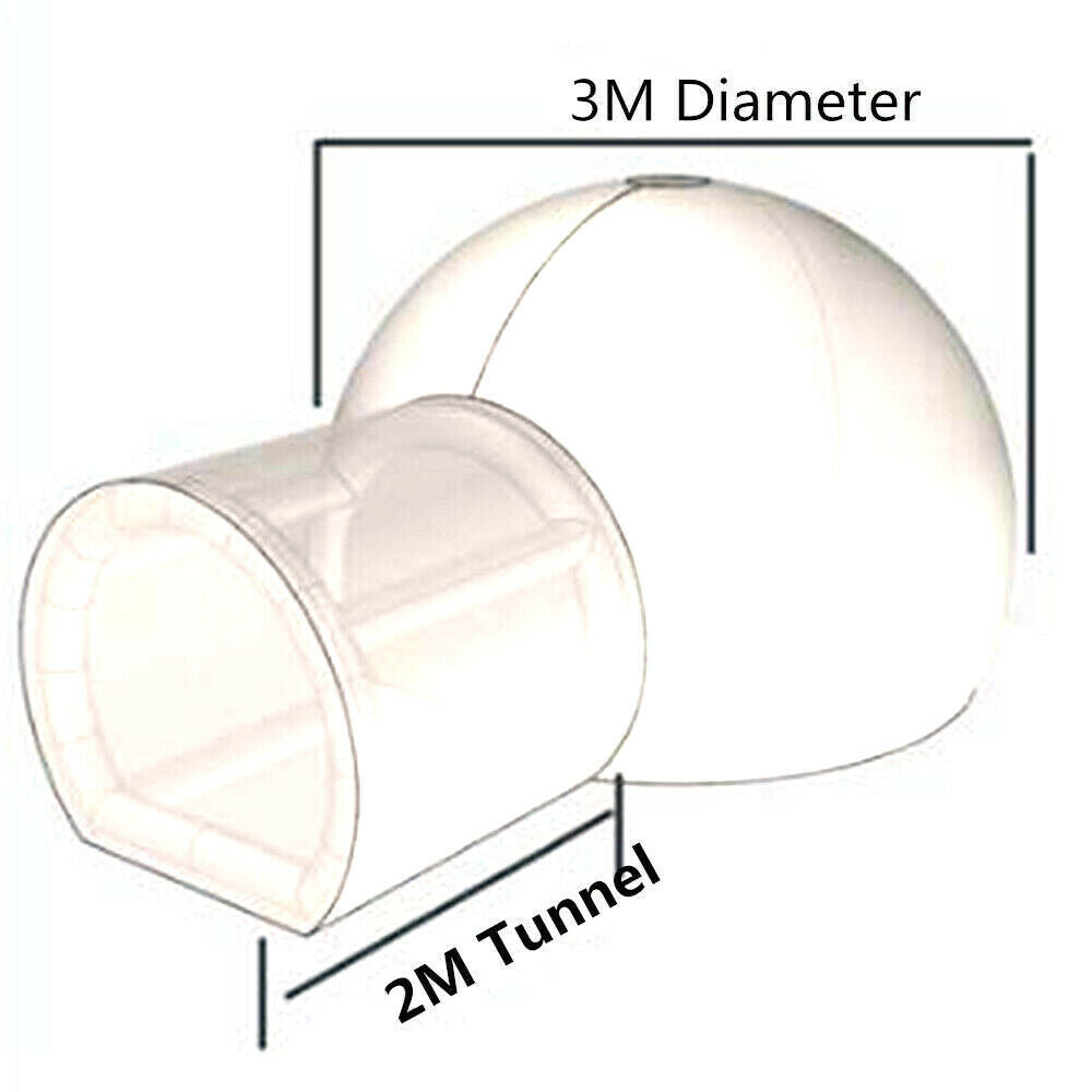 Clear PVC Dome Bubble Tent with Blower X927