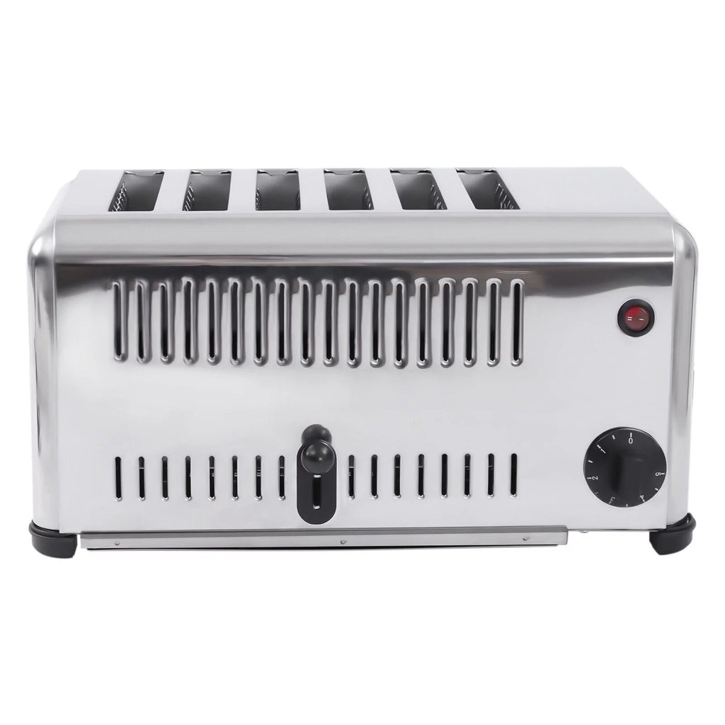 6 Slices Pop-Up Electric Stainless Steel Toaster T364618