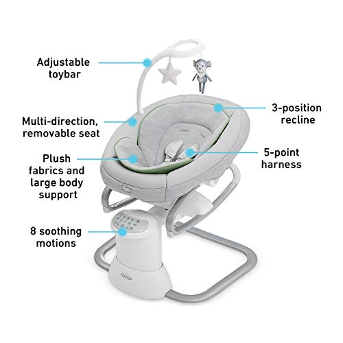 Versatile Baby Swing & Portable Rocker U626