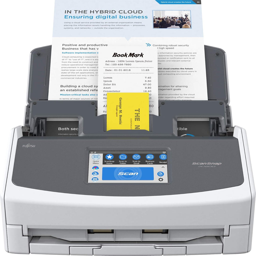 Black Document Scanner O244023