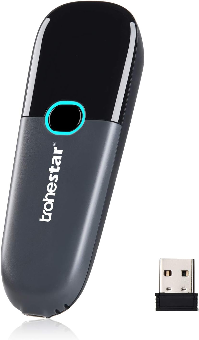 Wireless Barcode Scanner with Bluetooth and USB Connection C33836