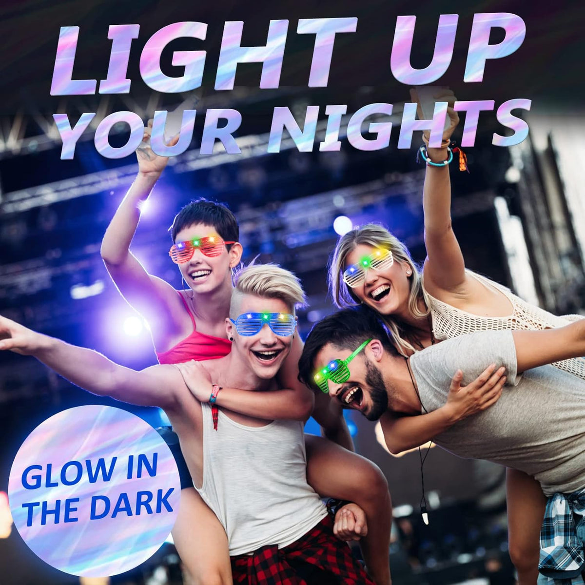 25 Pack Light Up Glasses R30317