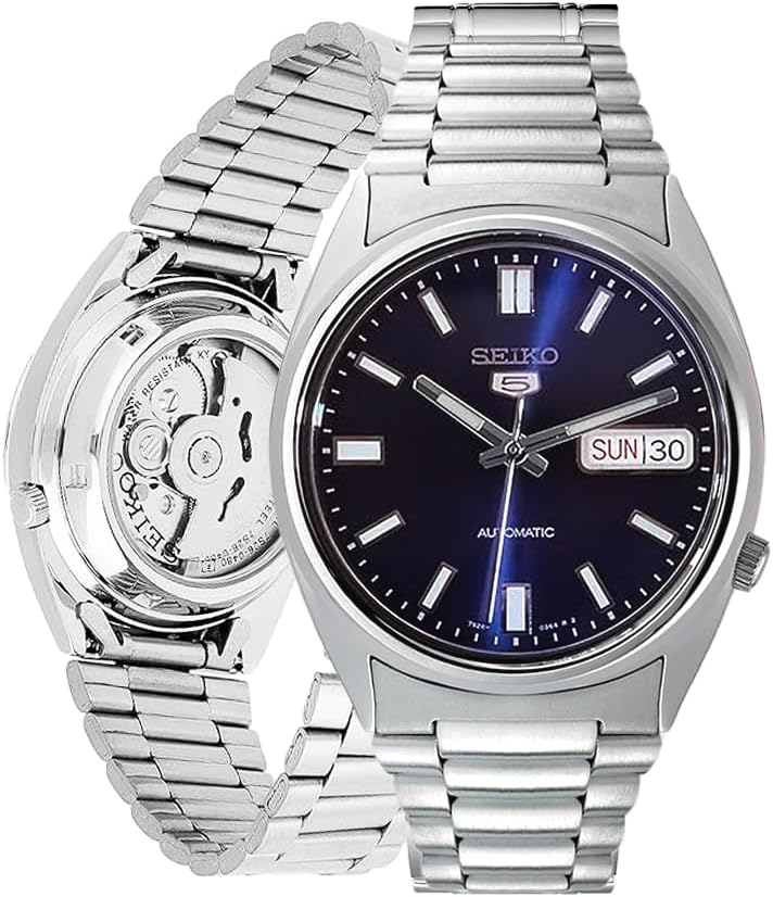 Automatic Watch with Blue Dial, Stainless Steel Case & Bracelet K15238