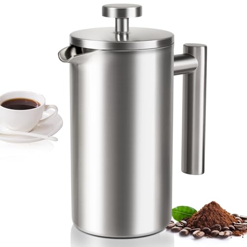 12 OZ Stainless Steel French Press Coffee Maker E5012